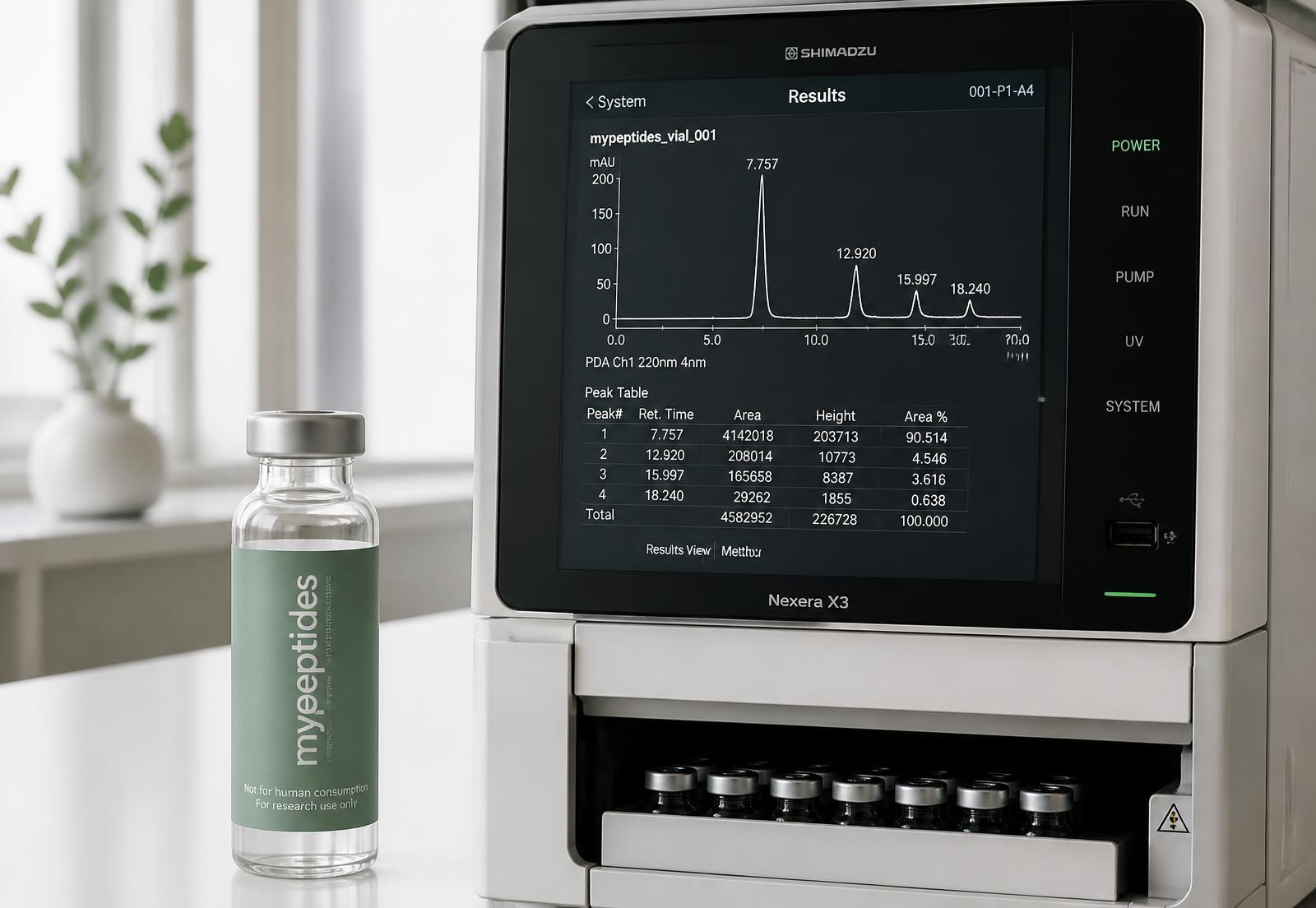 A PeptidesFridge cooler under temperature testing